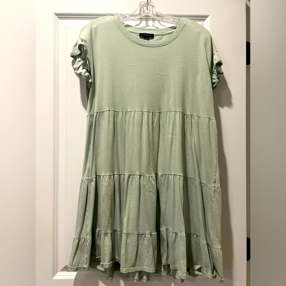 JCrew Cotton Tiered Dress